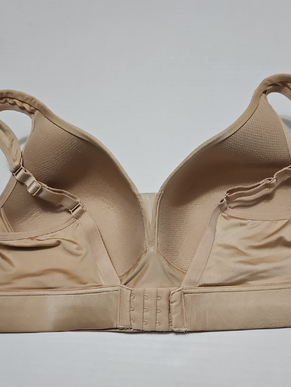 Jockey Nude Beige Full-Coverage Seamless Padded Wireless Bra Size XL - Picture 2 of 8